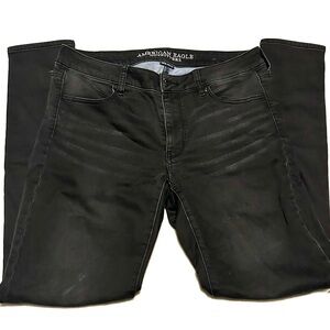 EUC Anerican Eagle Black Jeggings size 12 long